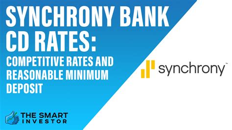 Synchrony Bank CD Rates January 2025