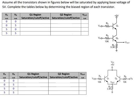 Solved Assume All The Transistors Shown In Figures Below