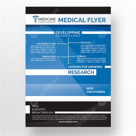 Medical Research Flyer Template Modelo Para Download Gratuito No Pngtree