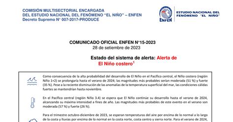 Comunicado Of Enfen N Pdf Docdroid