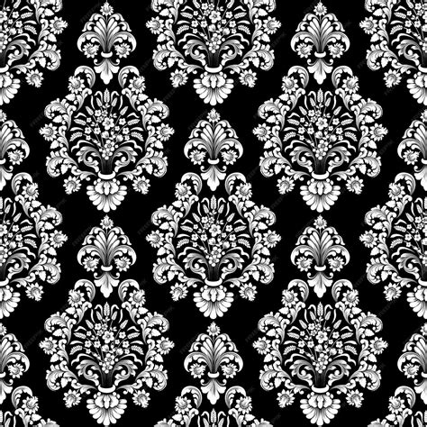 Free Vector Vector Damask Seamless Pattern Classical Luxury Old Fashioned Damask Ornament