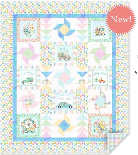 Quilt Kit Dancing Fans Spring Featuring Spring Has Sprung By Heatherlee