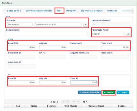 Nota Fiscal Complementar Icms Icms St Ou Ipi Crisviland