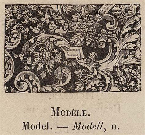 le vocabulaire illustre modele model modell stock image   learn