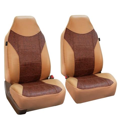 Toyota Prius 2020 Tortoise Shell Textured Leather Seat Covers Full Set