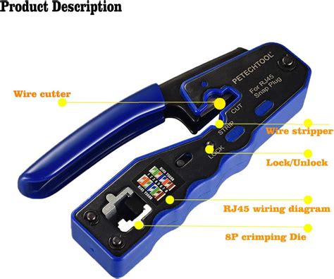 PETECHTOOL All In One RJ45 Crimp Tool With Philippines Ubuy