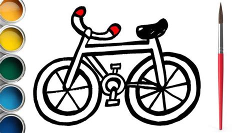 Bicycle Drawing For Kids