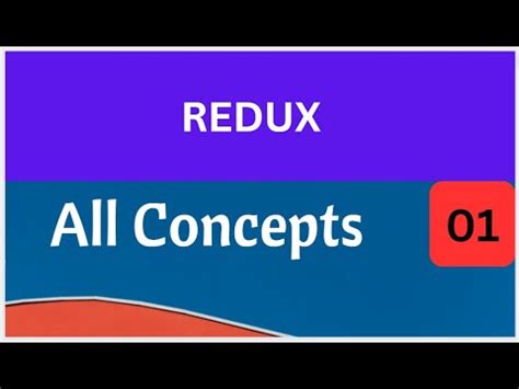 Redux Architecture All Concepts YouTube