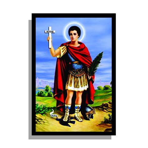 Quadro Oração Santo Expedito Guerreiro Causas Impossíveis Elo7