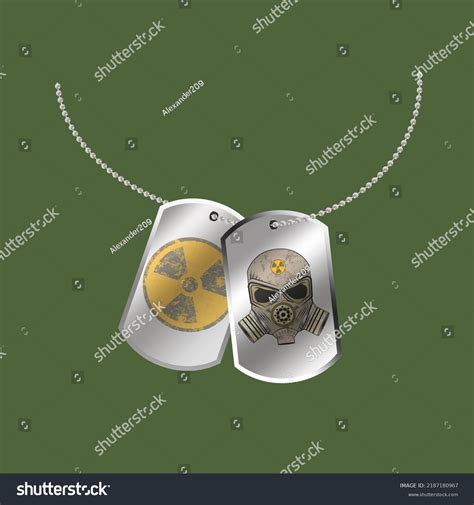 Military Badges Radiation Sign Stock Illustration 2187180967 | Shutterstock