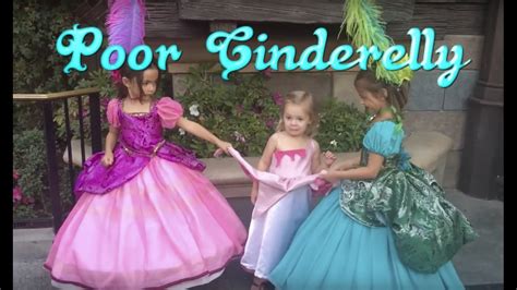 Cinderella And Wicked Stepsisters Disneyland Youtube