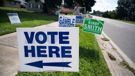 Early Voting For Florida Primary Election Opens Aug 13 In Sumter County