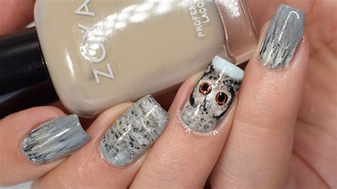 Manicure Manifesto Freehand Owl Nail Art