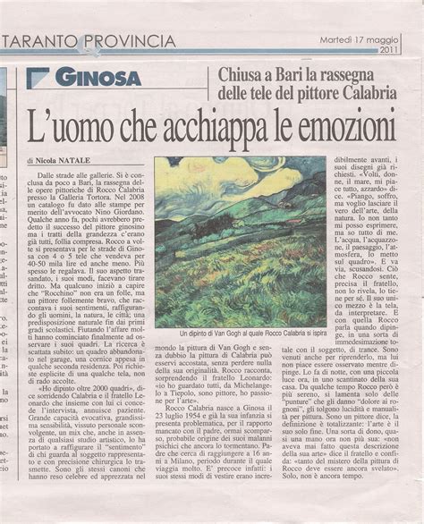 ROCCO CALABRIA, IL VAN GOGH DI PUGLIA