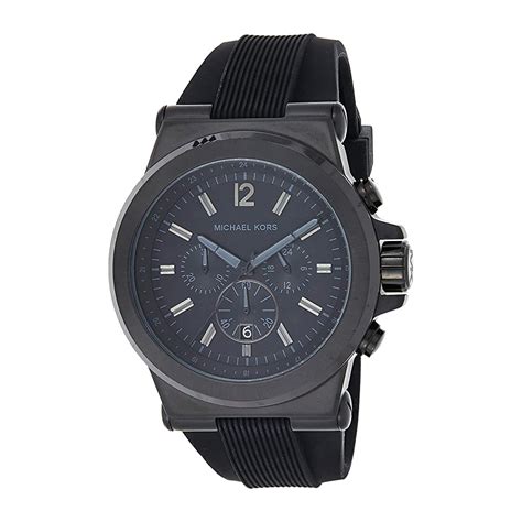 Michael Kors Oversized Black Sports Watch Engravers Guild