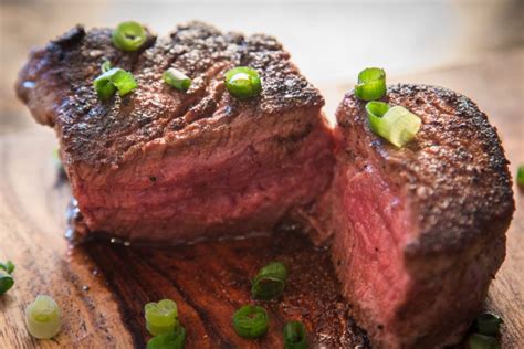 Filet Mignon Steak In A Cast Iron Skillet And Oven Recipe