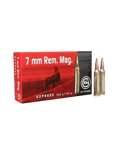 Munition Grande Chasse GECO 7mm Rem Mag Express 155gr Natusport