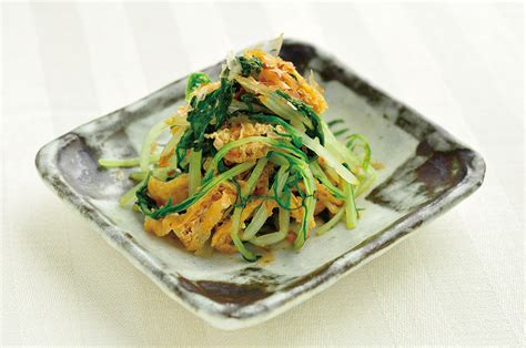 骨や歯を丈夫に「水菜と油揚げのおかかあえ」 簡単料理を素早く探すレンタルレシピサイト「quicooking」