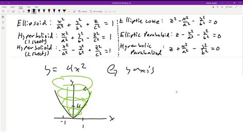 Solved Problems 31 Through 40 Give The Equation Of A Curve In One Of The Coordinate Planes