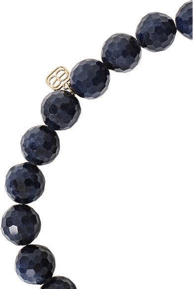 Sydney Evan Star Sapphire Diamond And Karat Gold Bracelet