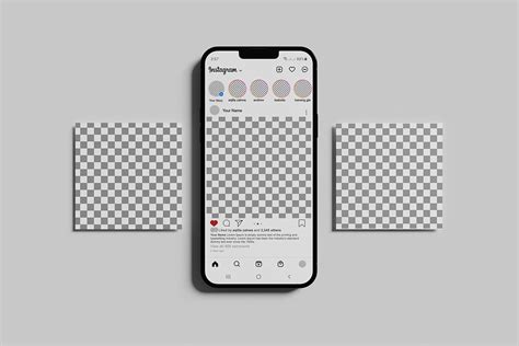 Instagram Post Mockup Design Cuts