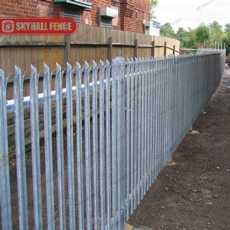 Heavy Duty Galvanized Triple Pointed Palisade Fence For Sale China