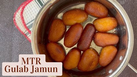 Mtr Gulab Jamun Mix Recipe Mtr Gulab Jamun Recipe Youtube