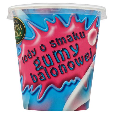 Zielona Budka Lody O Smaku Gumy Balonowej 150 Ml Kalorie KJ I