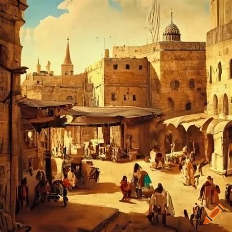 Ancient Market In Jerusalem On Craiyon