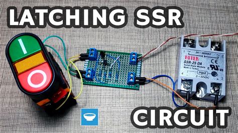 Ssr Latching Switch Circuit Design With Push Buttons Youtube