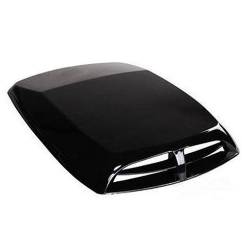 Black Auto Car Decorative Air Flow Intake Turbo Bonnet Hood Scoop Vent