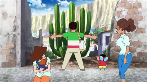 Foto De La Película Shin Chan En México El Ataque Del Cactus Gigante