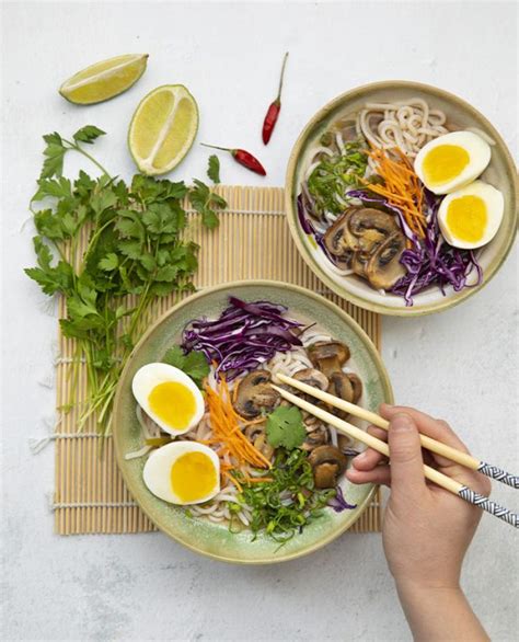 Ramen Aux Champignons Chou Rouge Et Carottes Florette Florette