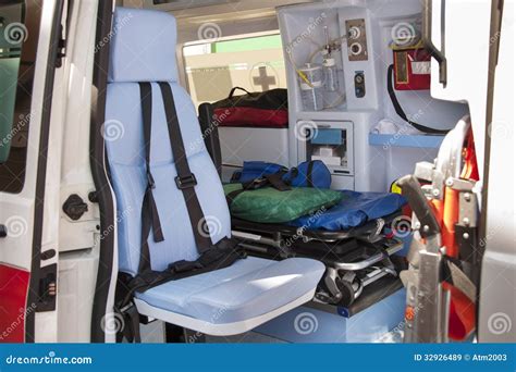 Interior Ambulance Stock Image Image Of Health Indoor 32926489