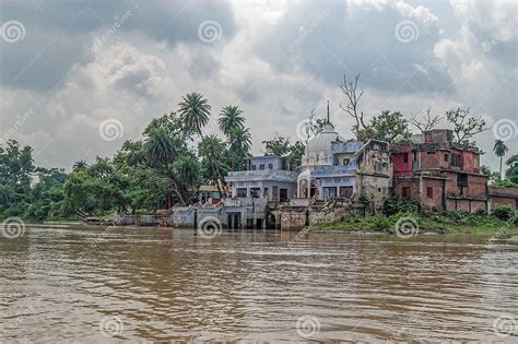 Vintage Old Structure At Patthar Ghat Or Massacre Ghat On Gunga River