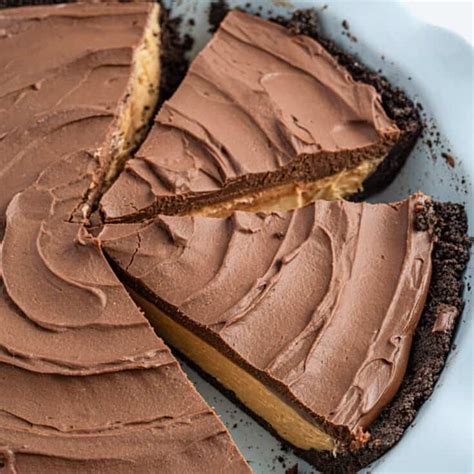 Chocolate Peanut Butter Pie Recipe Shugary Sweets