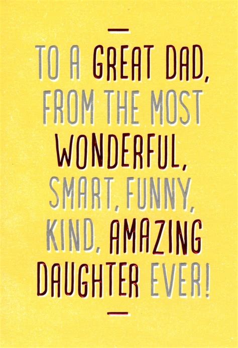 Father's Day Card - FROM DAUGHTER