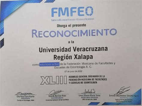 Evaluaciones Y Acreditaciones Facultad De Odontolog A De Xalapa