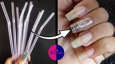 How To Make Fake Nails From Plastic Straws Testing Diy Nail Hacks