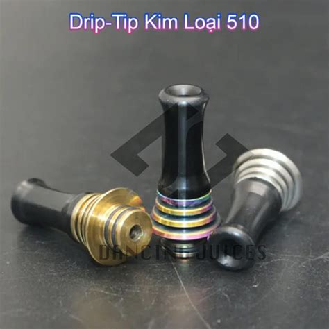 Drip Tip Kim Loại 510 Phụ Kiện Vape Chính Hãng