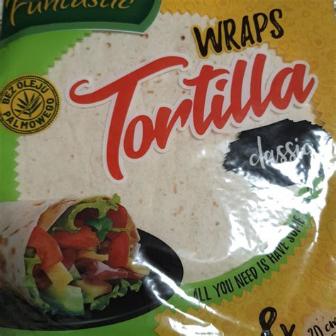 Tortilla Wraps Classic Funtastic Kalorie Kj I Warto Ci Od Ywcze