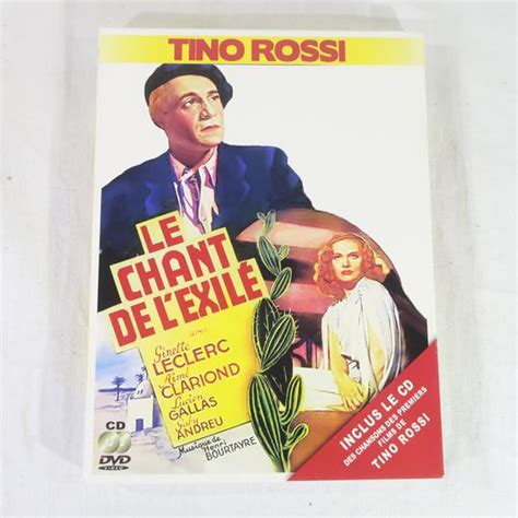 Coffret Cd Dvd Tino Rossi Le Chant De L Exil Avec Ginette Leclerc