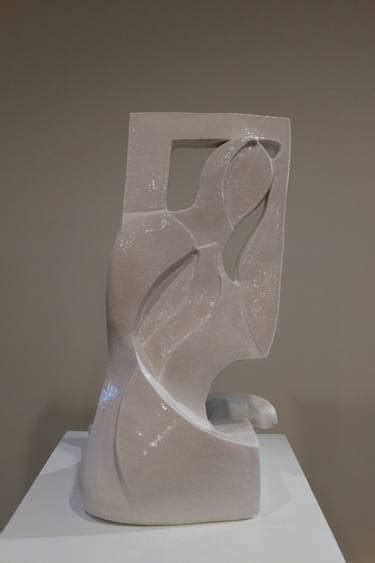 Original Cubism Nude Sculpture By Annick Ibsen