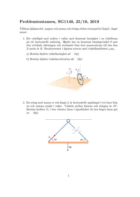 Vningsmaterial Problemtentamen Sg Till Atna