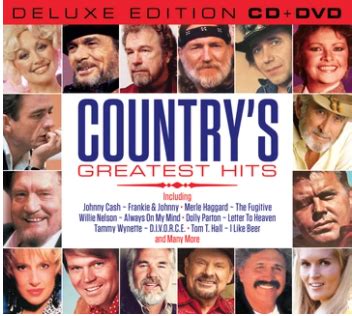 COUNTRYS GREATEST HITS COLLECTION DELUXE EDITION CD DVD CONTAINS 2