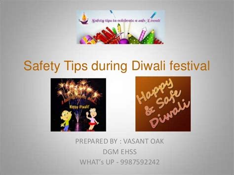 Safety Tips during Diwali festival