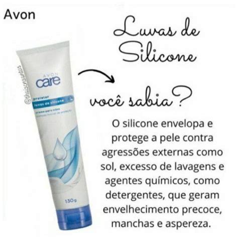 Luvas de silicone Avon Care Creme para mãos 130g Shopee Brasil