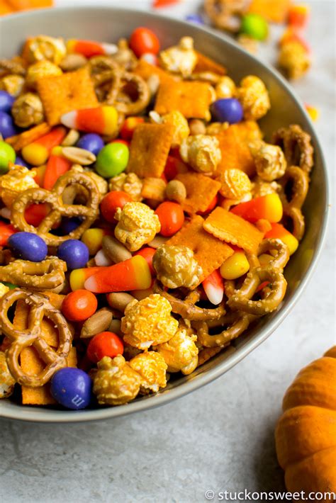 Halloween Snack Mix - Stuck On Sweet