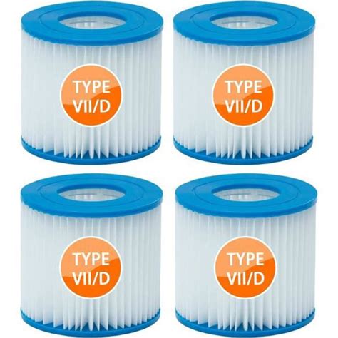 Ajw Cartouches Filtrantes Type Vii Pour Bestway Taille D Pour Filtre De