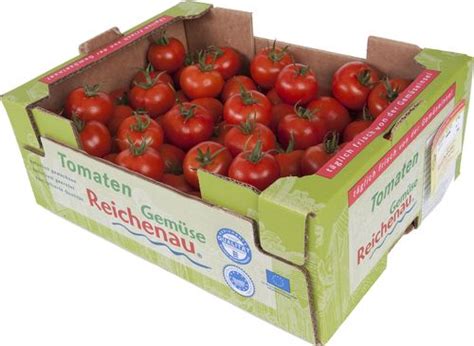 Ein Kiste Tomaten Reichenauer Gemuesekiste Hochsal